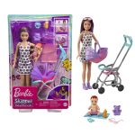 fisher price Barbie Skipper Babysitters Inc. Doll & Stroller Playset, For 3 Years & Up